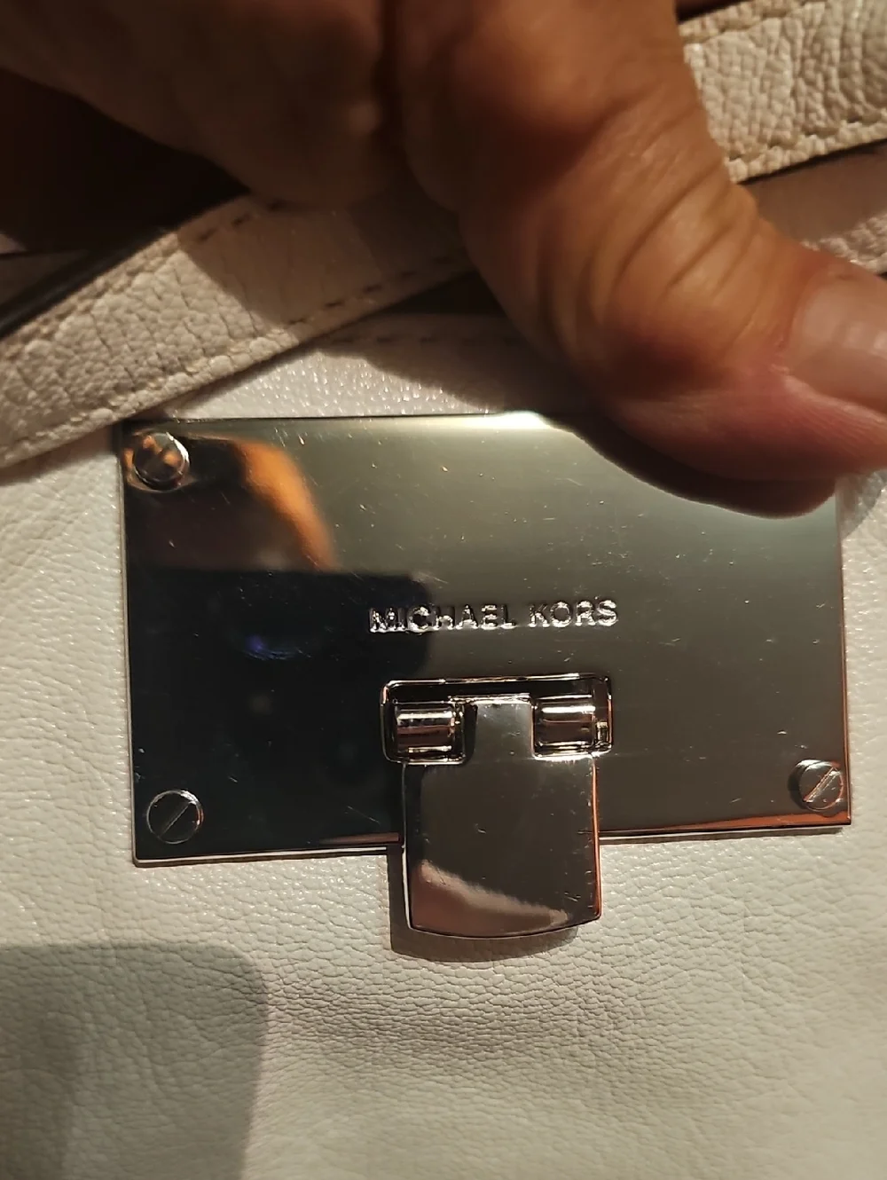 Michael Kors White And Silver Bag - Picture 7 of 7